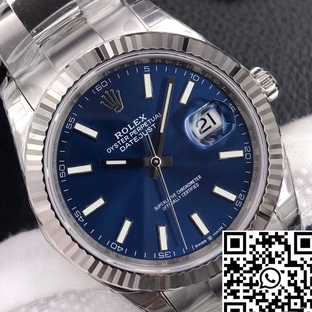 Blue VS Dial Rolex M126334-0001 Datejust Factory 0419